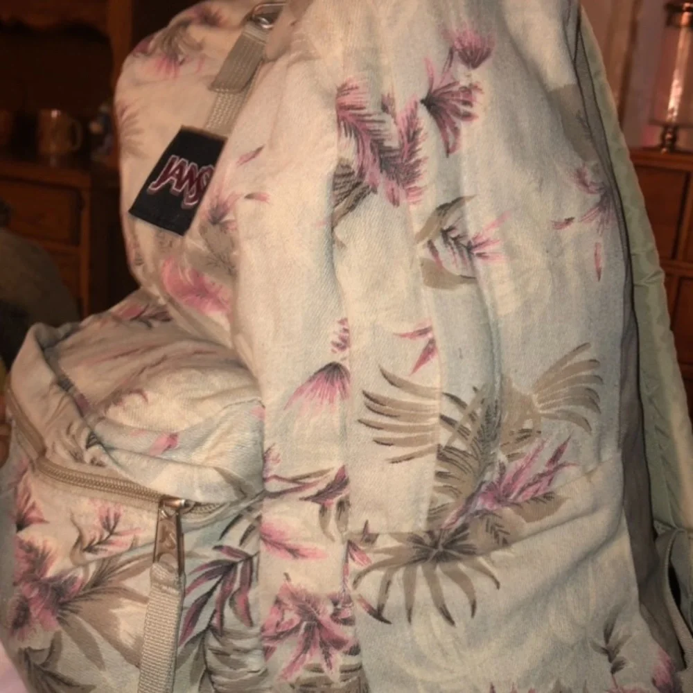 JanSport Super FX Tropical Print Backpack Bag
